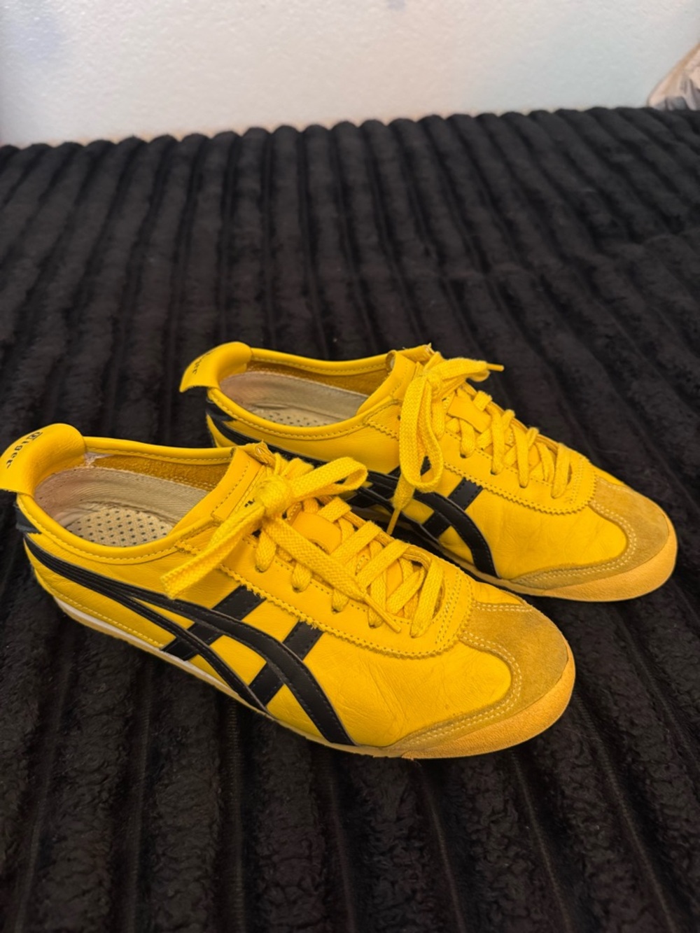Onitsuka Tiger by Asics Yellow & Black Sneakers